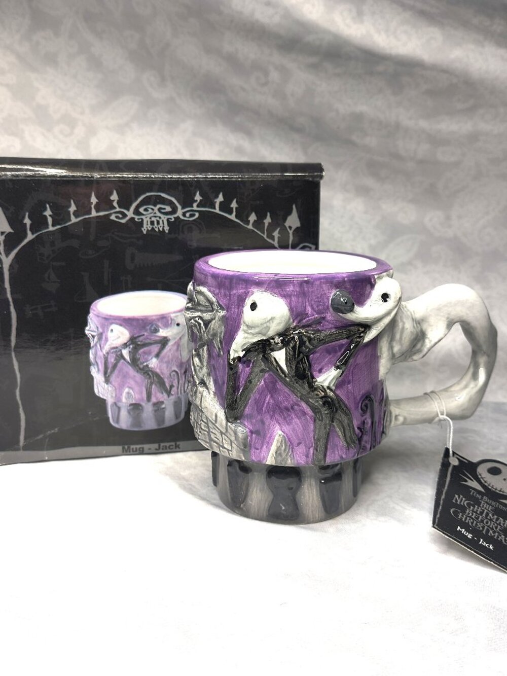 Nightmare Before Christmas 1st Edi. Disney JACK NECA COFFEE MUG 2001 - Rare ~NIB